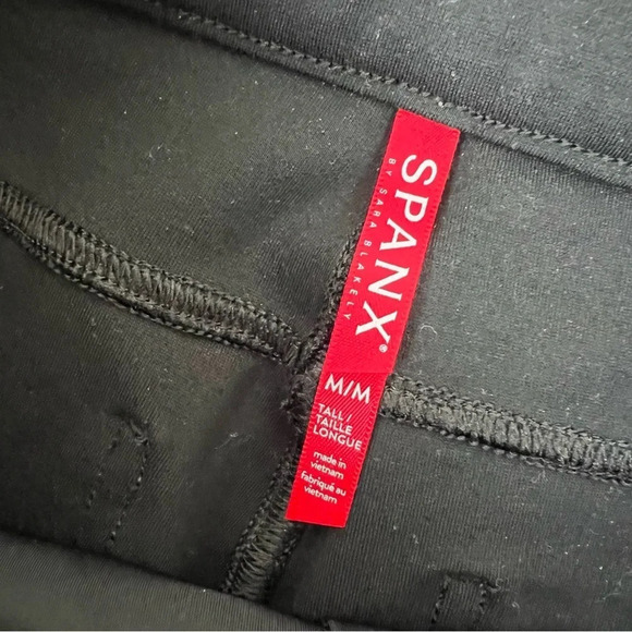 Spanx Jean-ish Twill Jegging Legging in Solid Very Black Size M - Picture 5 of 8